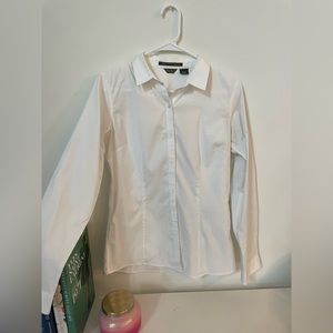 Tailored white blouse